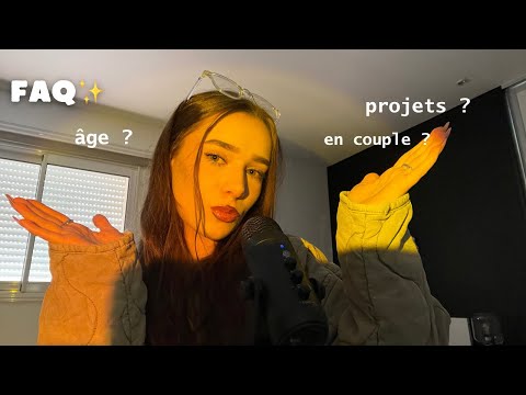 ASMR- Je réponds à vos questions 🫶 (FAQ 2K)