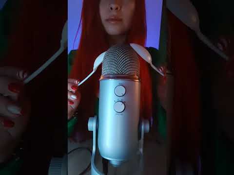 ASMR Sonidos con CUCHARAS Relajantes #asmr #shorts