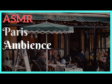 ASMR Ambience "Office Work on a Paris Cafe Terrace"     🍽   👨‍👦‍👦 👨‍👧‍👧   ⌨️