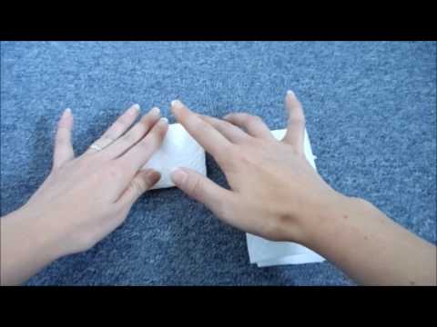 ASMR Almost inaudible Whispering - Slow folding & Counting up