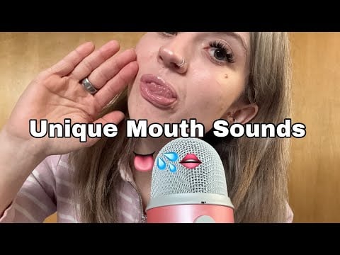 ASMR| 5 Unique Mouth Sounds You Haven’t Heard👀 1000% Sensitivity 