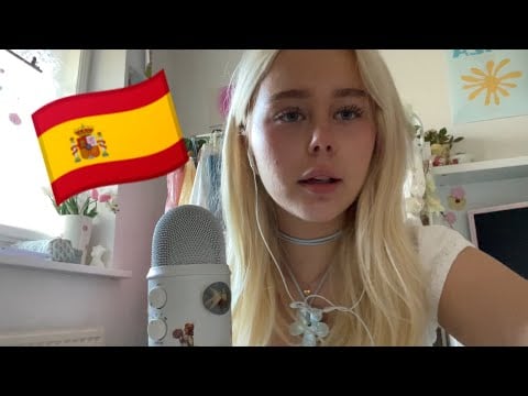 ASMR in SPANISH 🇪🇸💕(I tried again)
