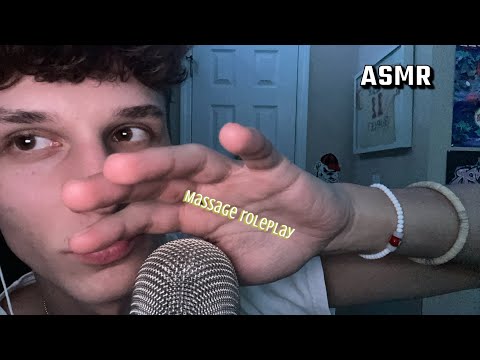 ASMR// Fast and Aggressive Massage (hand sounds, visuals, other triggers)
