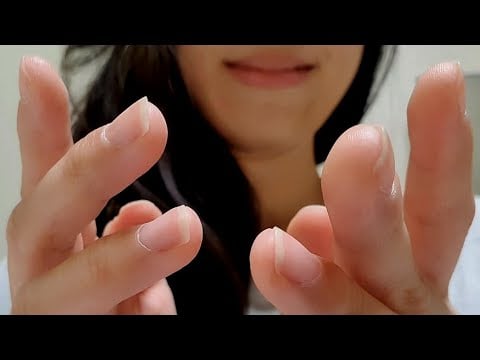 ASMR Reiki Hand Movement ✨️ hand sounds, finger fluttering, face touching, plucking negative energy