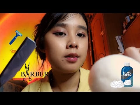 ASMR Barbershop 🪒💈 Shaving, Razor Sounds, Trimming (Layered Sounds) Roleplay ASMR