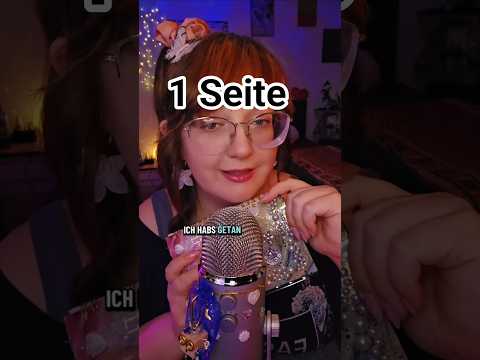 1 Seite Triggerbuch ASMR  #asmrvideo #asmrsounds #asmrtapping #asmrscratching #asmr #asmrshorts