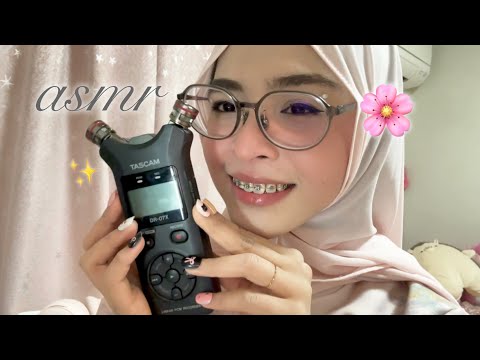 ASMR // TASCAM MIC TEST (FIRST TIME) 🦢🩰