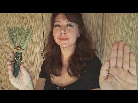 INTENSE ASMR & REIKI: Sweeping Away Stagnant/Negative Energy (Dark Mode)