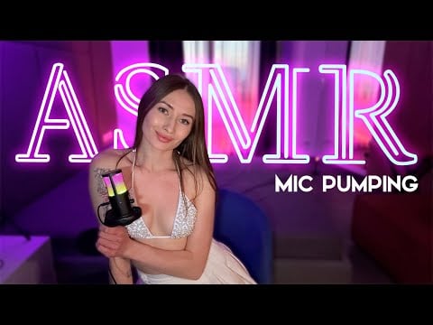 ASMR | Fast & Aggressive Mic Pumping & Spit Painting You