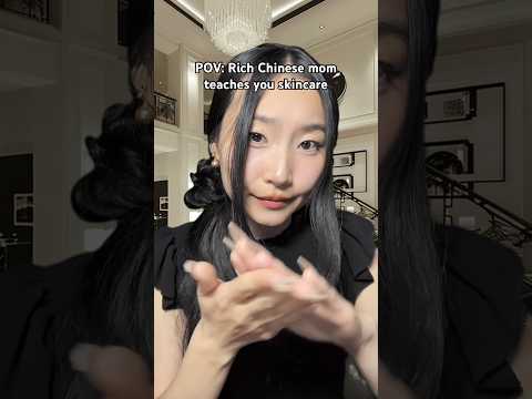 ASMR Rich Chinese mom teaches you skincare💆‍♀️ #asmr #asmrvideo #asmrsounds #chinese