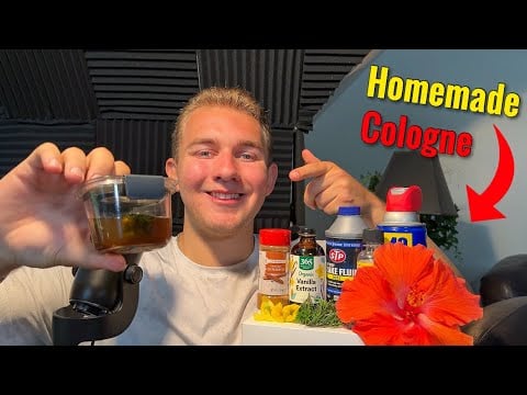 ASMR making my own Homemade Cologne