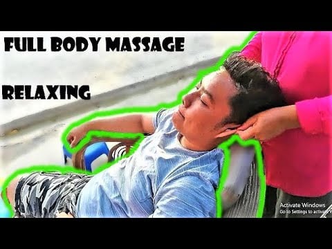 ASMR Relaxing Full Body Massage by Khmer Lady | ASMR Travel #5