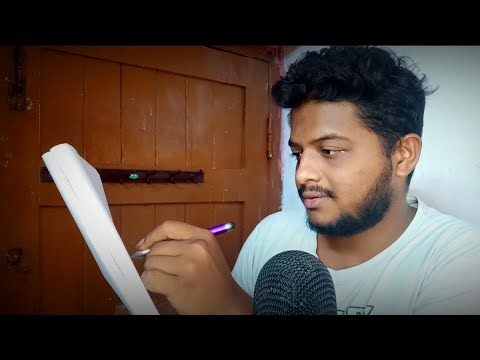 ASMR Sketching Your Face In 2 Minute [Fast Sketching ASMR]