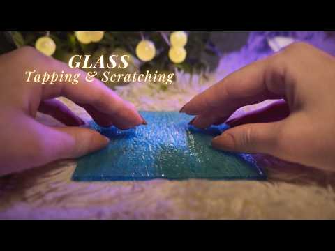 ASMR Elegant Glass Tapping & Scratching💎 Crystal Clear Relaxation💠(with BGM)