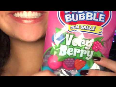 ASMR- HUBBA BUBBA GUM CHEWING