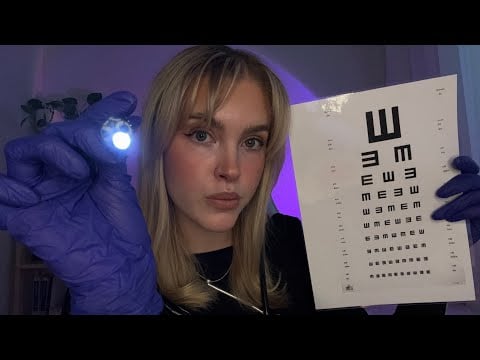 ASMR cranial nerve exam | whispered roleplay