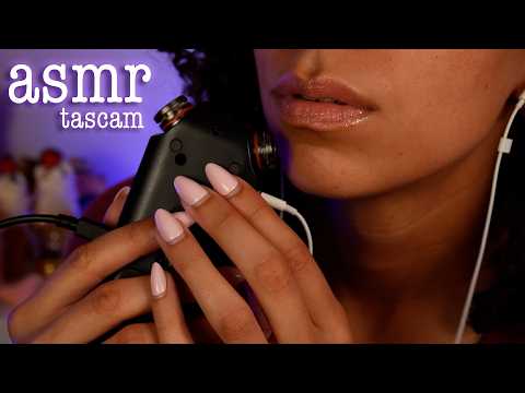 ASMR | Soft, Sleepy *WET MOUTH SOUNDS* On Tascam 😴