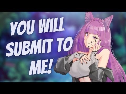 Alpha wolf  girl pounces on you and makes you submit [F4A] [ASMR] [Hairplay] [Protective]