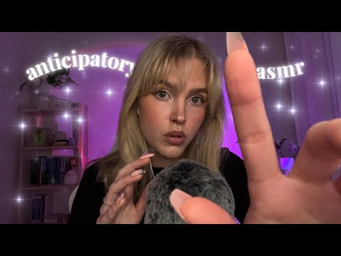 ASMR SUOMI anticipatory triggereitä | mic brushing, tapping, visual triggers | anticipatory triggers