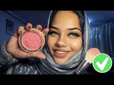 💕Doing my sisters 💄makeup on you ASMR