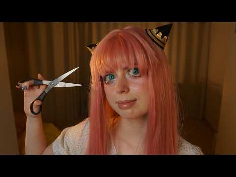 [Cosplay Role play] Anya Forger Plays With Your Hair | ASMR, Spy x Family