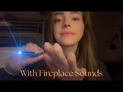 ASMR Sleep Doctor Fixes You🩺 (with fireplace sounds)