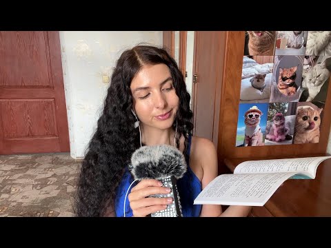 ASMR LEYENDO CUENTOS CON VOZ SUAVE