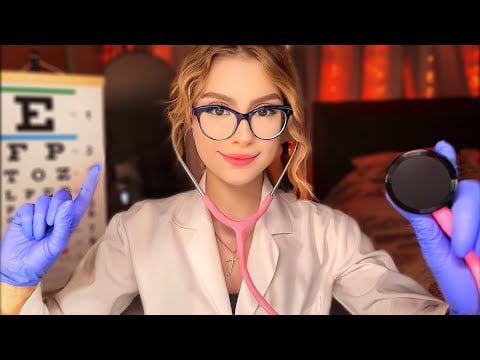 ASMR Examen Nerf Crânien DÉTAILLÉ ♡ 1 HEURE Cranial Nerve Exam Examen RP Français
