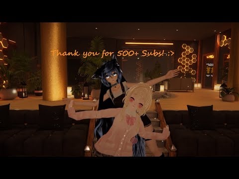 [ASMR-VRC] 500+ Subs thank you! (Ear Blowing, Different Trigger Sounds, Hand Movements) - No talking