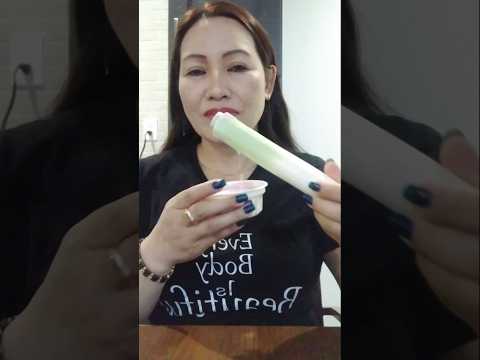 HOW I EAT LEEKS WITH YOGURT #shortsfeed #mukbang #everyone #food #eating #asmr #asmrsounds