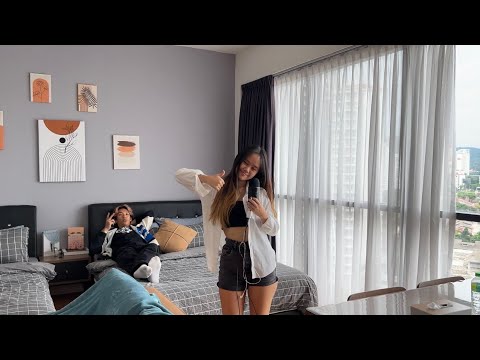 ASMR in an airbnb ( public asmr )