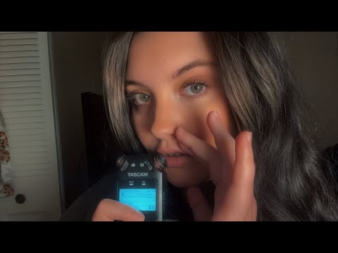 FAST&CHAOTIC TASCAM ASMR/MOUTH SOUNDS, HEAVY BREATHING, STUTTERING, HAND MOVEMENTS + MORE !! 