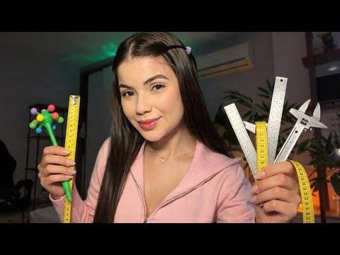 ASMR | Tirando Medidas do Seu Rosto 📏😴 (atenção personalizada para dormir)