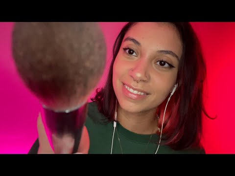 ASMR Personal Attention, Unintelligible Whispers, & Brushing