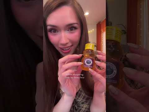 #ASMR whispering about my honey bear i got from Yosemite 🍯🐻