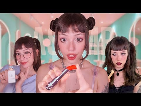 [ASMR] O SPA FAKE MAIS COMPLETO DE TODOS (Skincare, Cabelo e Maquiagem) 🧖‍♀️