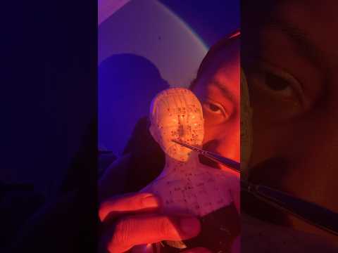 ASMR acupressure for sinus pain #asmr