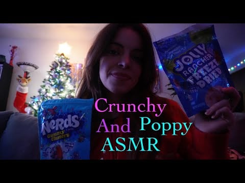 Crunchy & Popping Candy ASMR 🍬 Freeze-Dried Jolly Ranchers, Nerds Gummy Clusters | Mouth Sounds