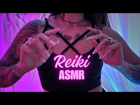 Reiki ASMR finger fluttering l hand movements l hypnotic l lofi l ring sounds l tingles