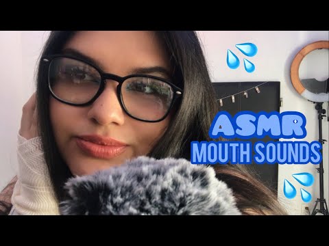 ASMR 💙 MOUTH SOUNDS Y SONIDITOS CON AGUA 💦 [NO TALKING]