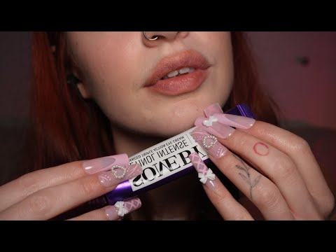 ASMR Te hago la skincare con uñas MUY LARGAS