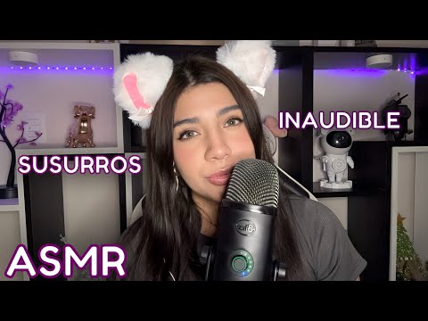 ASMR ESPAÑOL / SUSURROS RICOS súper CERCA DEL MICRO de LADO A LADO (inaudible y MIC scratching)