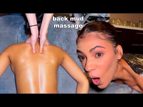 ASMR: Relaxing Chinese BACK HOT MUD Massage!