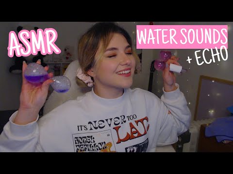 ASMR 💧 WATER SOUNDS with ECHO | Sonidos de Agua con ECO | BLUE YETI MIC | Lonixy ASMR