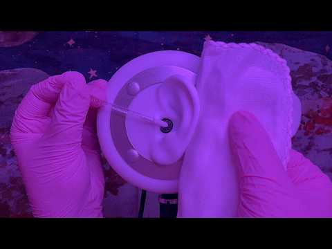 Dusting & Cleaning Your Ears Using Only Soft Tools ASMR | Whispers