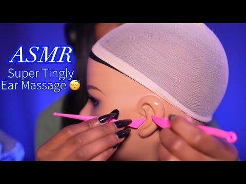 ASMR Ear Cleaning And Massage With Oil And Gloves To Give You Those Tingles You NEED! (NO TALKING)