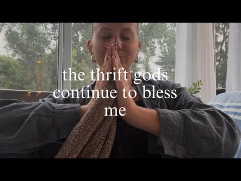 ASMR for thrifting lovers 