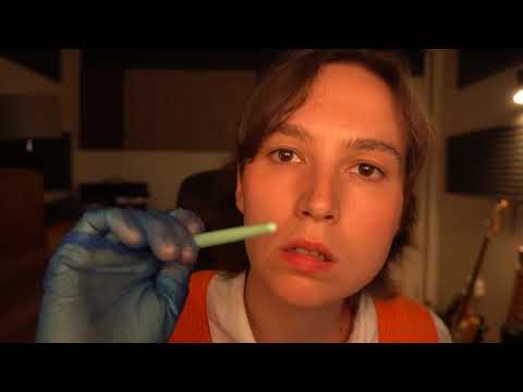 ASMR Face Examination (concerned personal attention)