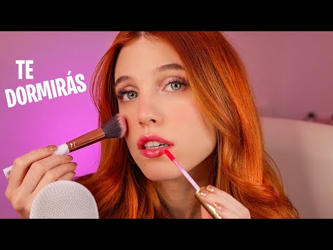 ASMR ME MAQUILLO HASTA QUE TE DUERMAS 💆🏼‍♀️ RUTINA DE MAQUILLAJE 💄