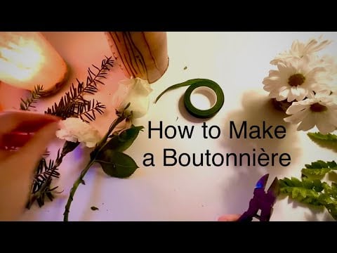 How to Make a Boutonniere - ASMR Soft Spoken